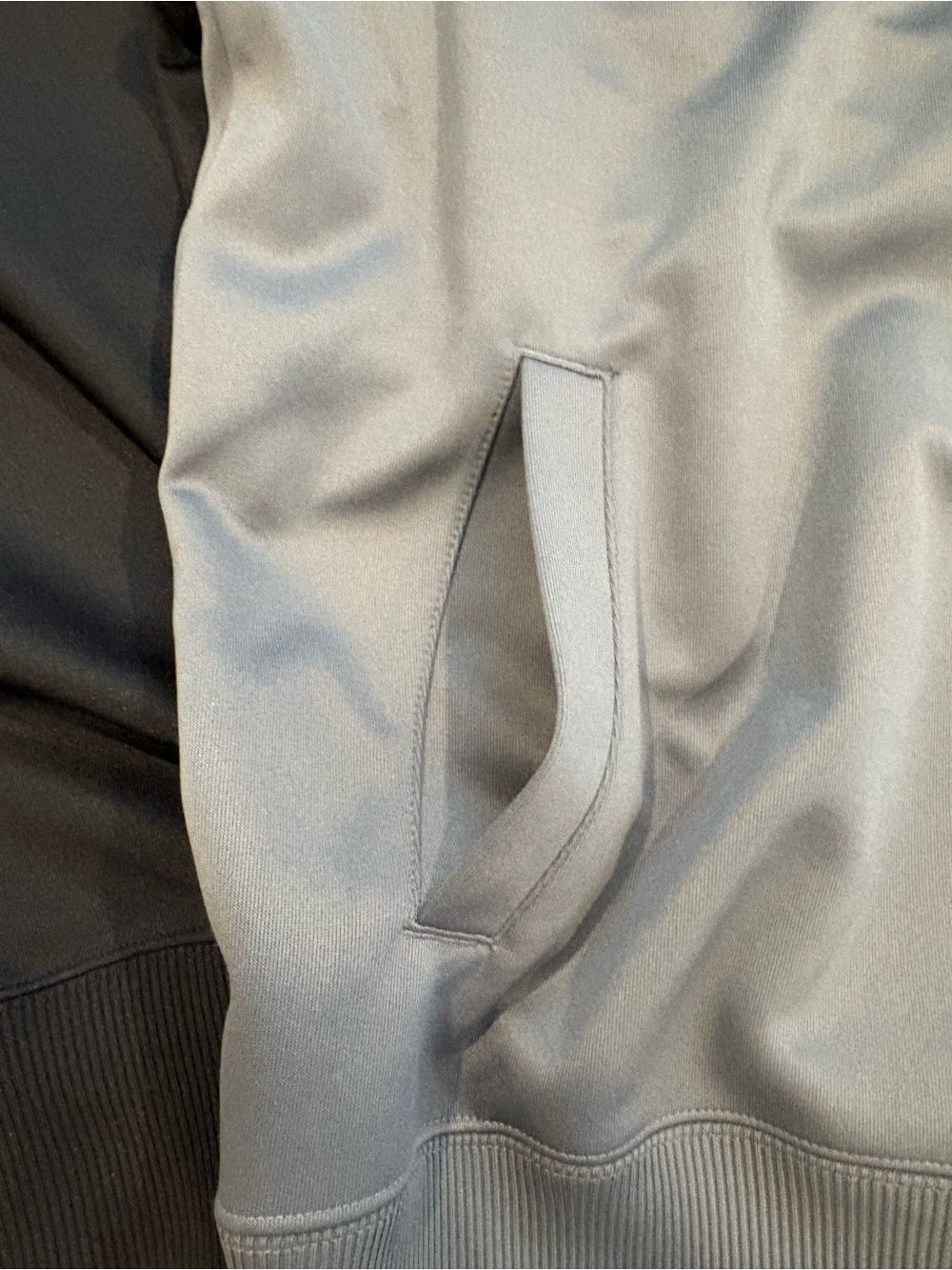 Nike The Athletic Department Track Jacket Size XL Gray Black White Swoosh Retro - Picture 4 of 11